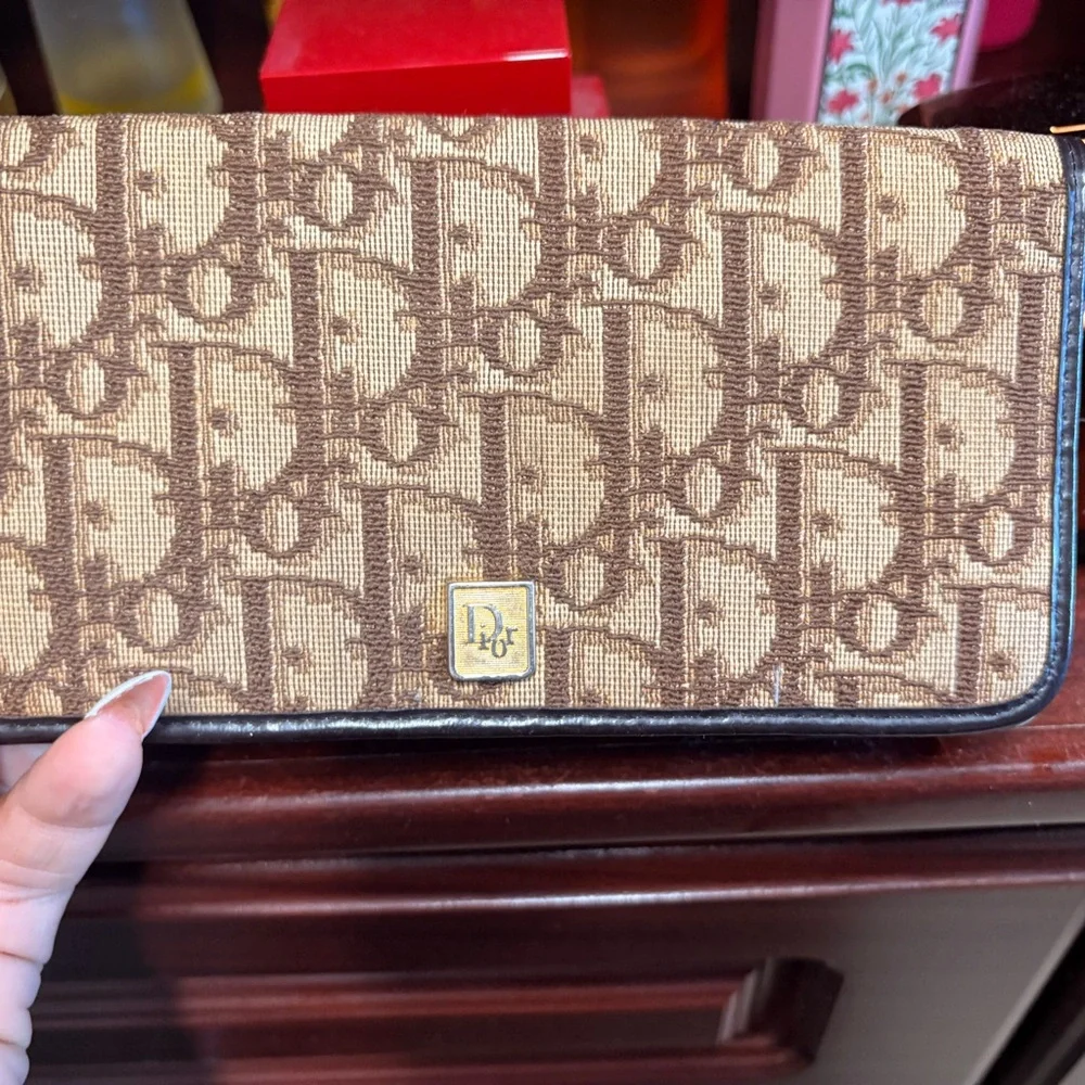 Dior Brown Monogram Wallet